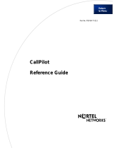 Nortel CallPilot User manual