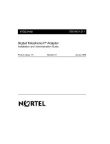 Nortel Networks M3820 User manual