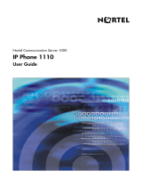 Nortel Networks IP Phone 1110 User manual