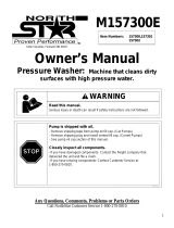 North Star M157300E User manual