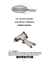 Northern Industrial Tools BLACK NICKEL AIR IMPACT WRENCH User manual