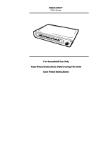 Nostalgia Electrics PBO-Series User manual
