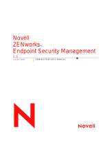 Novell ZENworks Endpoint Security Management 3.5 User manual