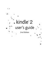 Amazon KINDLE 2 User manual