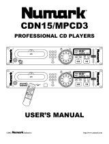 Numark MPCD3 User manual