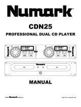 Numark CDN25 User manual
