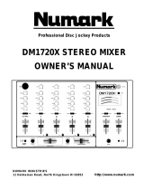 Numark DM1720X User manual