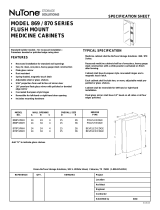 NuTone 869 / 870 User manual