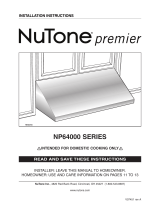 NuTone Premier NP64000 Series User manual