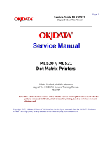 OKI ML520 User manual