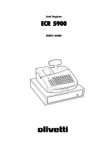 Olivetti ECR 5900 User manual