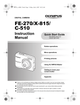 Olympus FE-270 User manual
