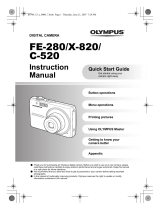 Olympus FE-280 User manual