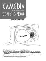 Olympus Camedia D-100 User manual
