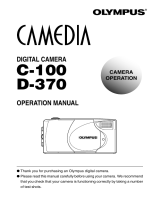 Olympus Camedia D-370 User manual