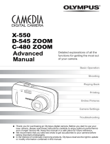 Olympus Camedia X-550 User manual