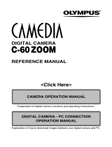 Olympus Camedia C-60 Zoom User manual