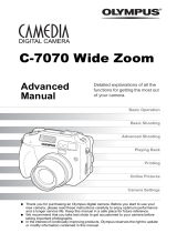 Olympus Camedia C-7070 Wide Zoom User manual