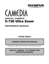 Olympus Camedia C-720 Ultra Zoom User manual