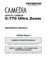 Olympus Camedia C-770 Ultra Zoom User manual