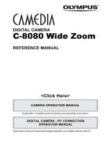 Olympus C-8080 Wide Zoom User manual