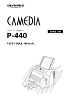 Olympus CAMEDIA P-440 User manual