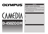 Olympus D-450ZOOM User manual