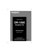 Olympus DR-1000 User manual