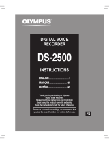 Olympus DS-2500 User manual