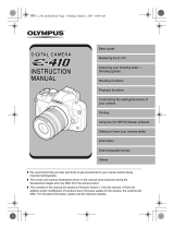 Olympus E-410 User manual