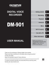 Olympus DM-901 User manual
