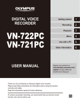 Olympus VN-722PC User manual