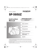 Olympus SP-560 UZ User manual