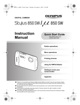Olympus Stylus 850 SW User manual