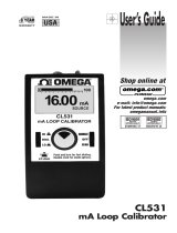 Omega CL531 User manual