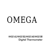 Omega HH501AS, HH501BS, HH501AR, HH501BR User manual