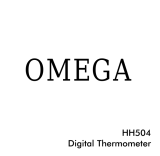 Omega HH504 User manual
