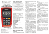 Omega HH801B User manual