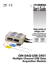 Omega Engineering OM-DAQ-USB-2401 User manual