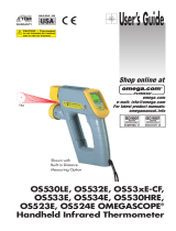 Omega OMEGASCOPE OS533E Owner's manual
