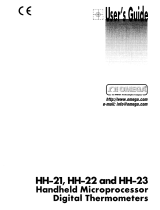 Omega HH-21, HH-22, HH-23 User manual