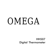 Omega HH507 User manual