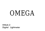 Omega HHLM-2 User manual