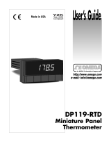 Omega DP119-RTD User manual
