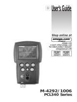 Omega PCL340 User manual