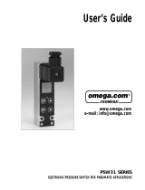 Omega Electronic Pressure switch PSW 31 User manual