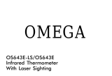 Omega OS643E-LS, OS643E User manual