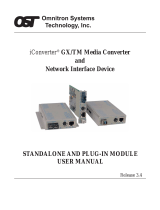 Omnitron Systems Technology iConverter GX/TM User manual