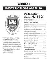 Omron GOSMART HJ-112 User manual