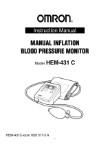 Omron Healthcare Automatic Blood Pressure Monitor User manual